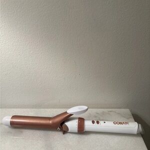 Conair Double Ceramic Curling Iron 1.25 Inch - Rose Gold